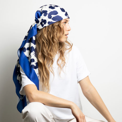 VIVI MARI Schal Leo Navy/White - Image 4