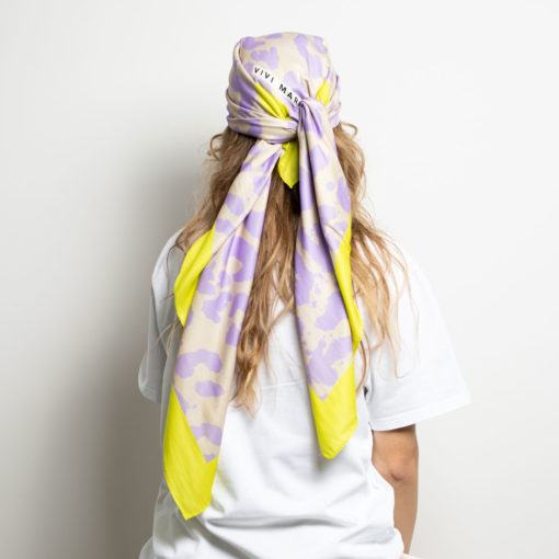 VIVI MARI Schal Leo Lavender/Grey - Image 3