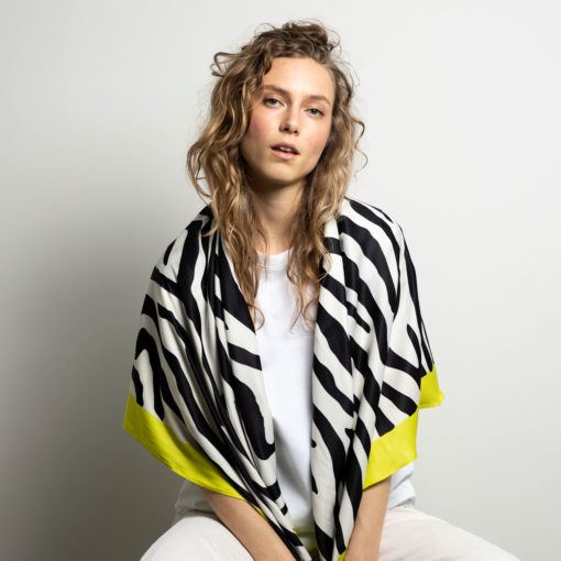 VIVI MARI Schal Zebra Black/White - Image 2