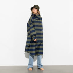 VIVI MARI Raincoat Bold Stripes Navy/Olive