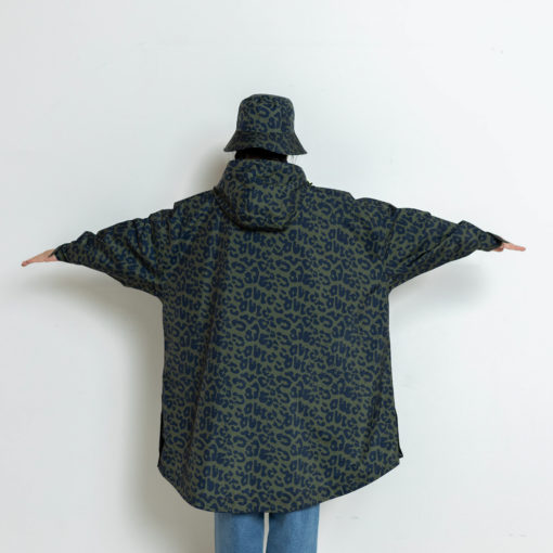 VIVI MARI Kids Raincoat Leo Splashes Navy/Olive