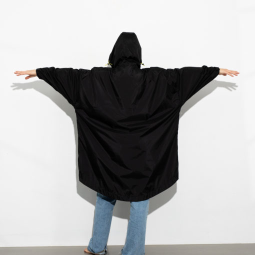 VIVI MARI Raincoat Solid Black