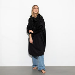 VIVI MARI Raincoat Solid Black