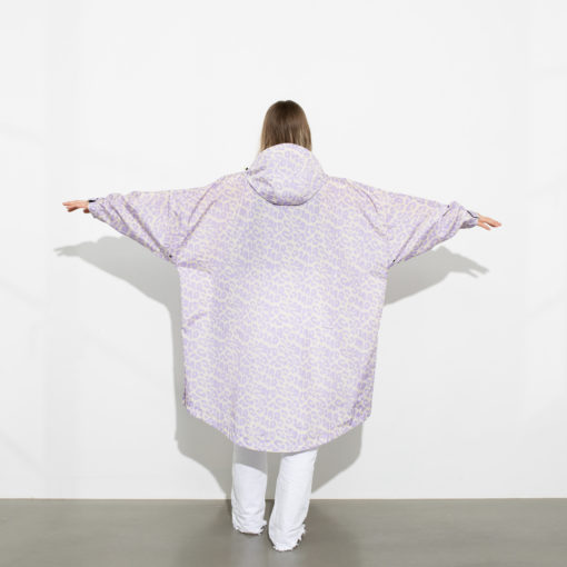 VIVI MARI Raincoat Leo Splashes Lavender/Grey