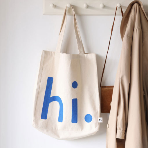 Design Letters Beutel hi. Blau