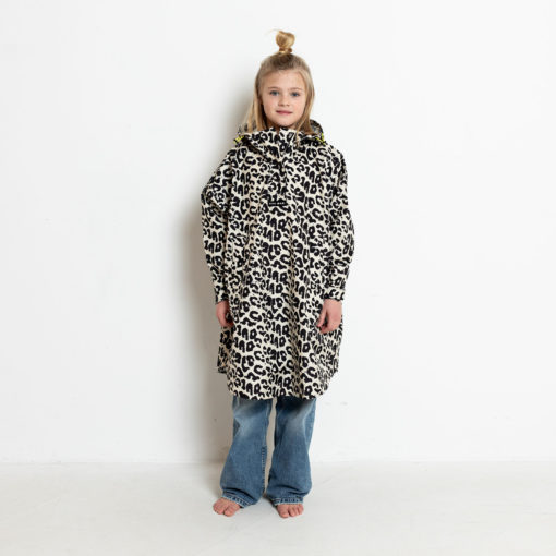 VIVI MARI Kids Raincoat Leo Splashes Black/Sand