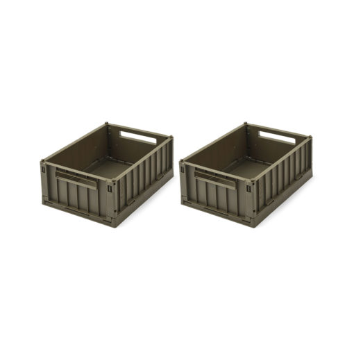 Liewood 2er-Set Klappbox Army Brown S