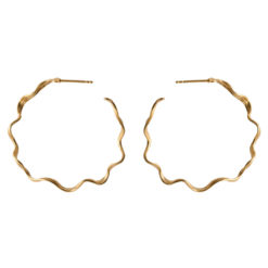 Pernille Corydon Creolen Hellir Golden L