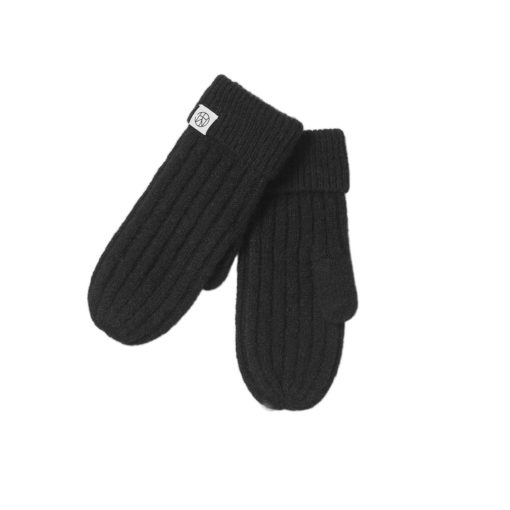 Moss Copenhagen Woll-Mittens Black