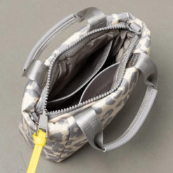 VIVI MARI Padded Tote Bag MINI Leo Splashes Grey/Sand Small