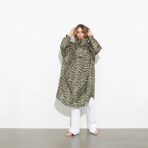 VIVI MARI Raincoat Leo Splashes Olive/Pale - Image 3