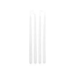 Broste Kerzen-Set Getaucht Smooth Pure White