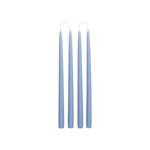 Broste Kerzen-Set Getaucht Smooth Air Blue
