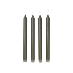 Broste 4tlg Eco Kronenkerzen-Set Grape Leaf