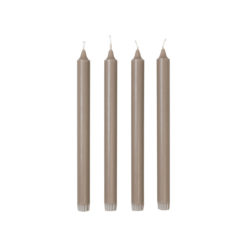 Broste 4tlg Eco Kronenkerzen-Set Linen