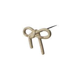 DBKD Deko-Schleife Pflanzenstecker Beige