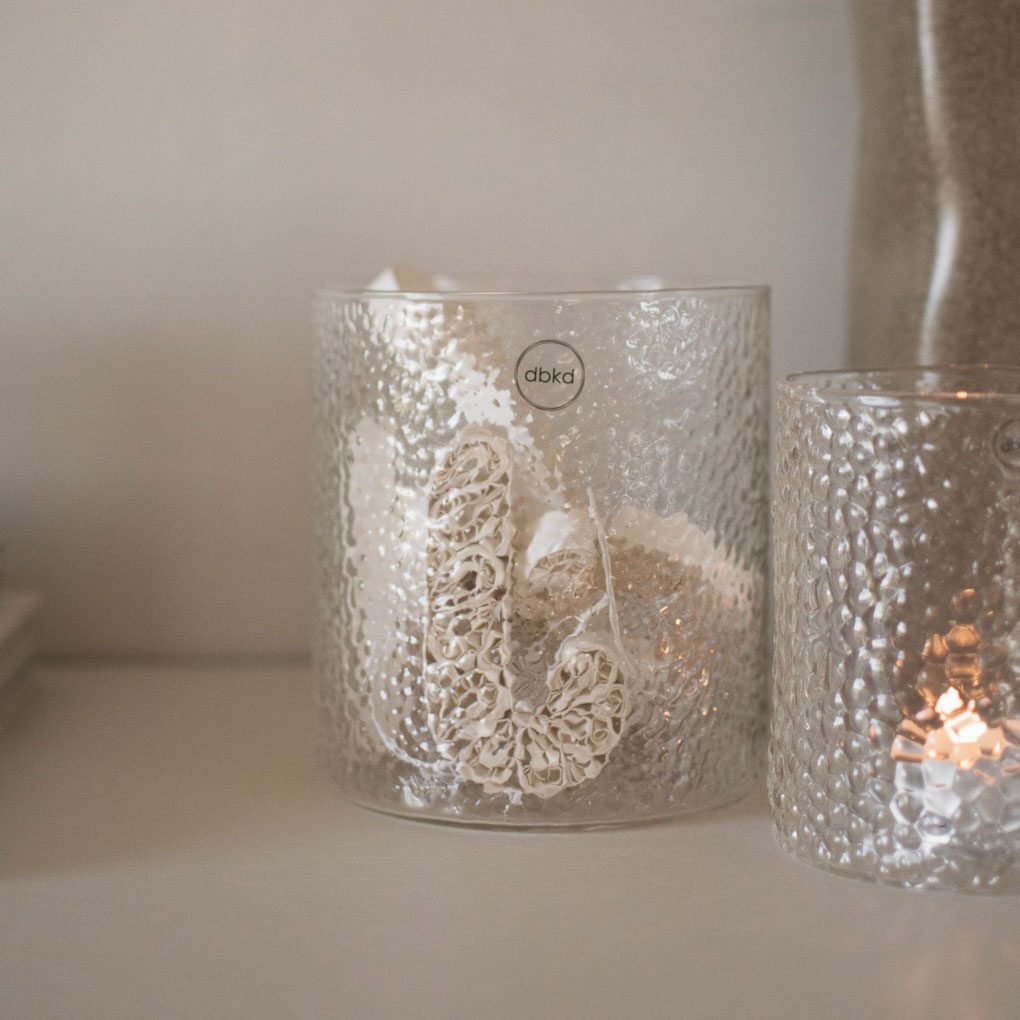 DBKD Papier-Zuckerstange Weiß im Glas