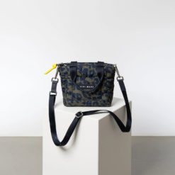 VIVI MARI Padded Tote Bag MINI Leo Splashes Navy/Olive