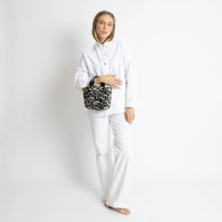 VIVI MARI Teddy Tote Bag MINI Leo Splashes Black/Sand Mood