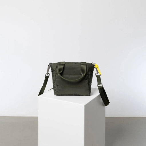 VIVI MARI Padded Tote Bag MINI Olive Rückseite