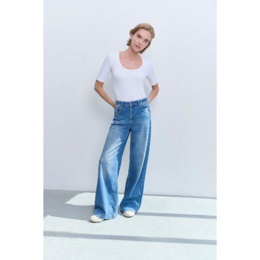 YAYA Rundhalsausschnitt T-Shirt Pure White