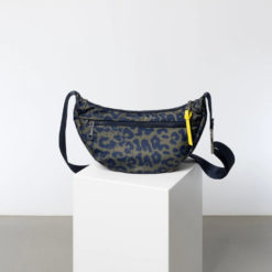 VIVI MARI Padded Hip Bag Leo Splashes Navy/Olive