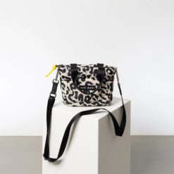 VIVI MARI Padded Tote Bag MINI Leo Splashes Black/Sand