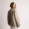 VIVI MARI Reversible Bomber Jacket Stone/Leo Sand-Stone