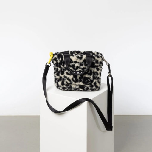 VIVI MARI Teddy Tote Bag MINI Leo Splashes Black/Sand