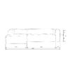 Sofa Chaiselongue L Links Sucre Woven Maße