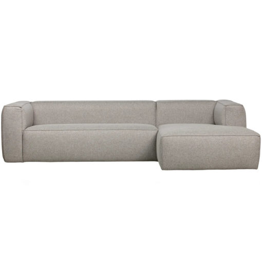Sofa Chaiselongue L Rechts Sucre Woven Light Grey ohne Kissen