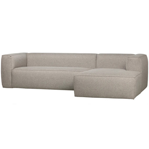 Sofa Chaiselongue L Rechts Sucre Woven Light Grey seitlich