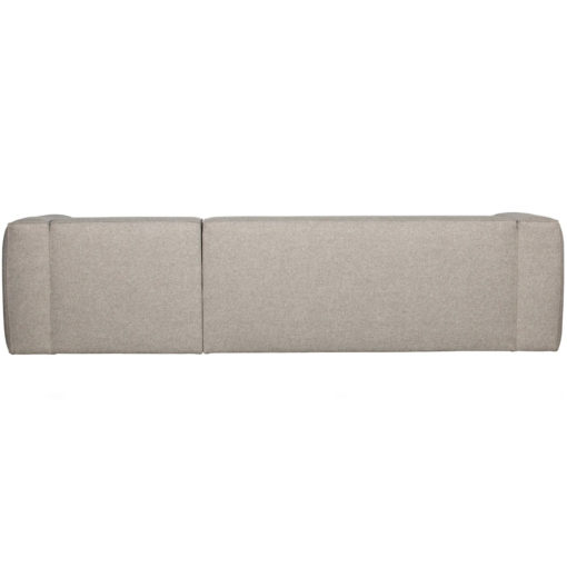 Sofa Chaiselongue L Rechts Sucre Woven Light Grey Rückansicht