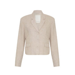 Moss Copenhagen Leinen-Blazer Sand