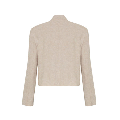 Moss Copenhagen Leinen-Blazer Sand