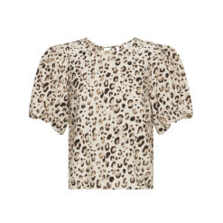 Moss Copenhagen Bluse Oatmeal Leo