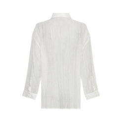 Moss Copenhagen Oversized Hemd Egret Rückansicht