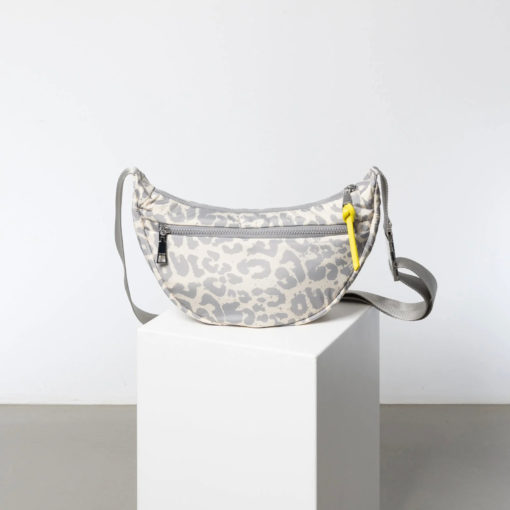 VIVI MARI Padded Hip Bag Leo Splashes Grey/Sand