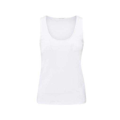 YAYA Rib-Top Pure White