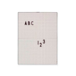 Design Letters Letter Board Grey A4