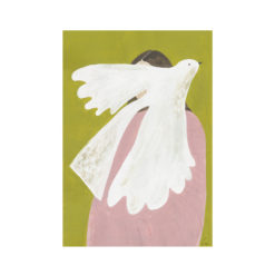 Clara Schicketanz Poster Bird and Woman