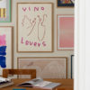 Ruby Hughes Poster Vino Lovers Gallery Wall