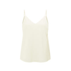 YAYA Top mit Spitze Off White
