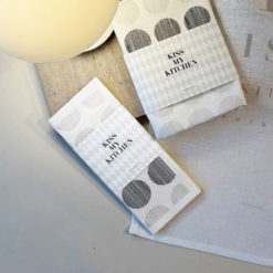 Kiss my Kitchen Schwammtuch Dots White Sand