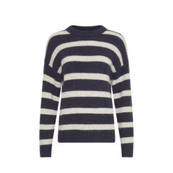 Moss Copenhagen Woll-Mix-Pullover Sky Cap/Oat Mel