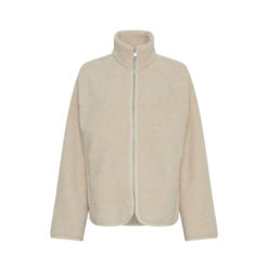 Moss Copenhagen Teddy-Fleecejacke Fog