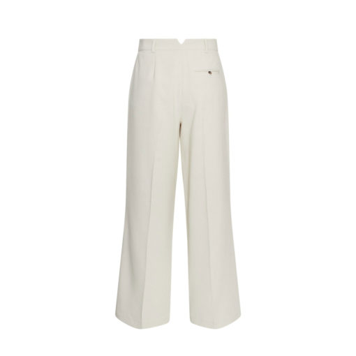 Moss Copenhagen Hose mit Bügelfalte Fog Melange Rückansicht