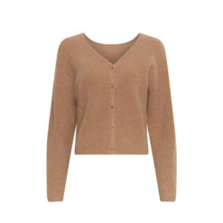 Moss Copenhagen Woll-Mix-Cardigan Cartouche Braun