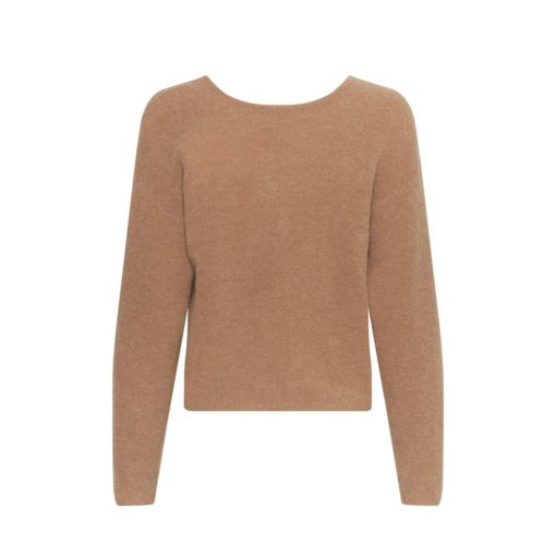 Moss Copenhagen Woll-Mix-Cardigan Cartouche Braun