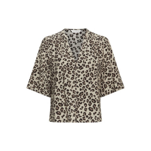 Moss Copenhagen Viskose-Bluse Leo mit 2/4-Ärmel